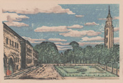 Sapporo, Main Promenade, No. 3 from the portfolio Scenic Views of Sapporo Hand-printed Woodblock Collection, Volume 1